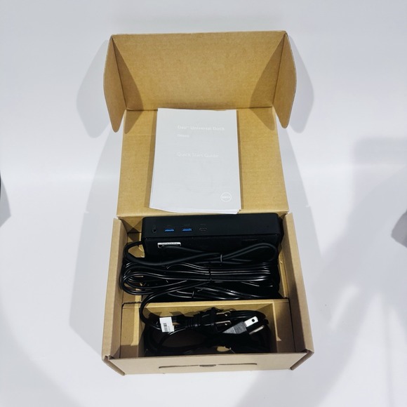 Dell D6000 Universal Laptop Computer Docking Station Black New Open Box - Picture 4 of 5